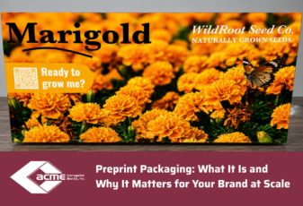 Preprint Packaging: What It Is and Why It Matters for Your Brand at Scale